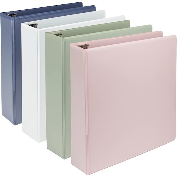 Davenport 2 in. Biobased DR View Binder, Assorted Color, 4PK DA3457810 - main